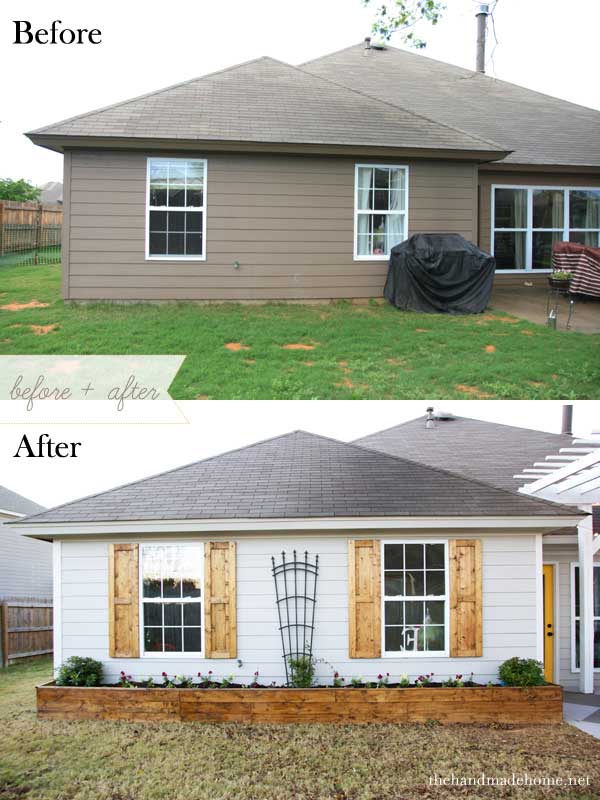 before and after concrete front porch makeover 4