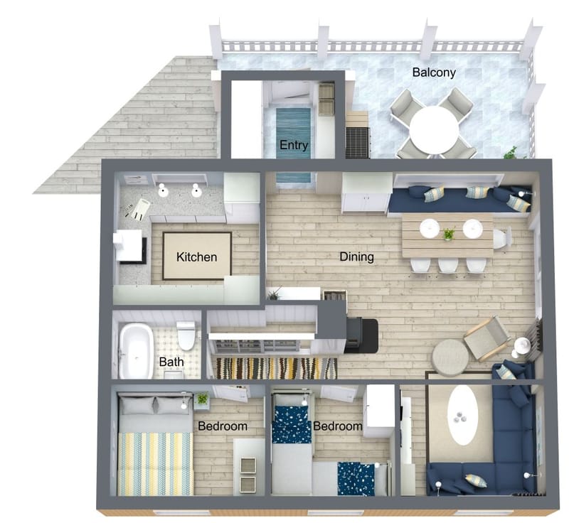 Beyond the Basics Essential Elements for a Functional 2 Bed Cottage Layout 4