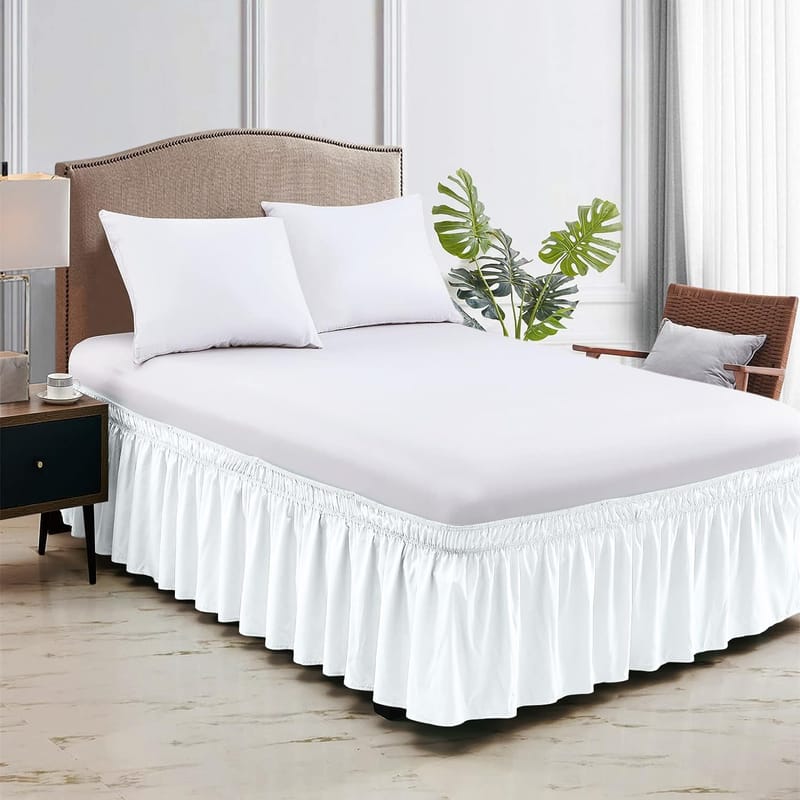 Beyond the Basics How a King Size White Bed Skirt Transforms Your Space 2