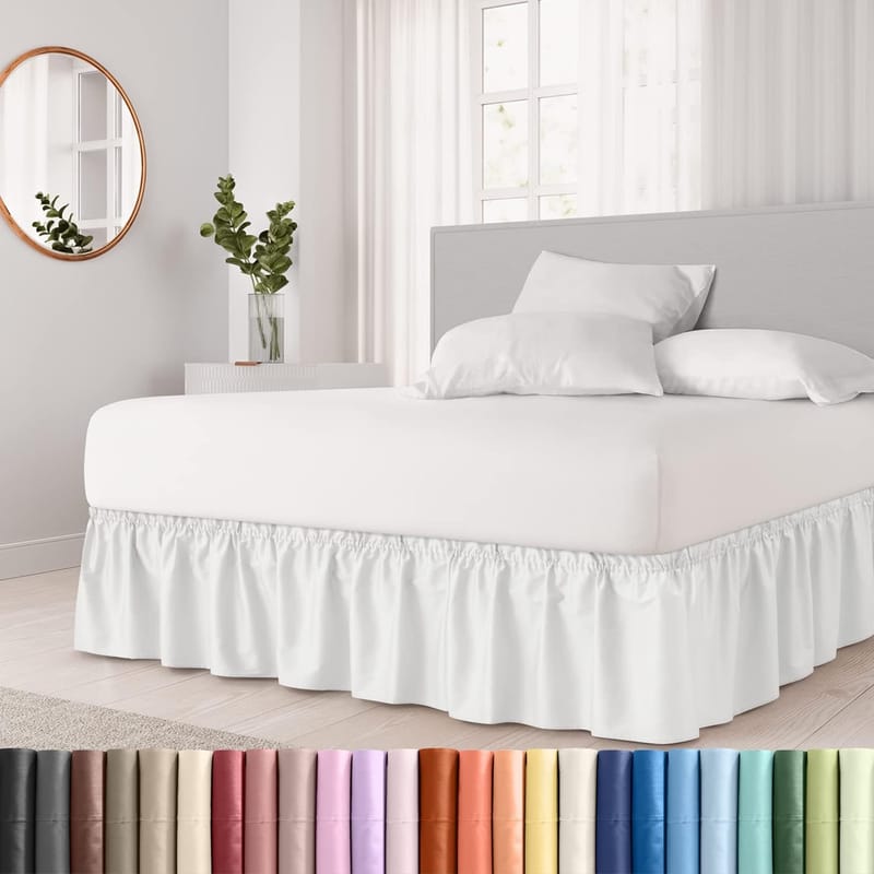 Beyond the Basics How a King Size White Bed Skirt Transforms Your Space 4