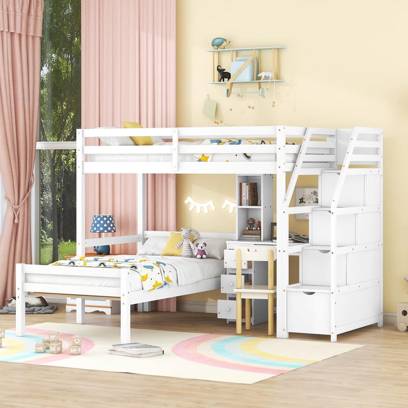 Beyond the Bed Exploring the Benefits of Toddler Loft Beds with Stairs 3