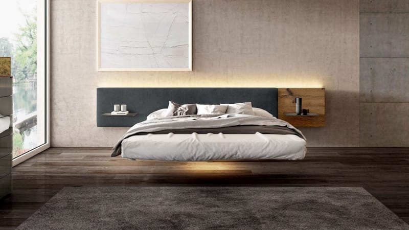 Beyond the Bedside Table Discovering the Elegance of Floating Headboard Designs 3