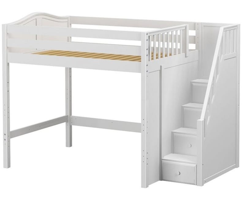 Beyond the Bunk Bed Exploring the Versatility of High Loft Beds with Stairs 3
