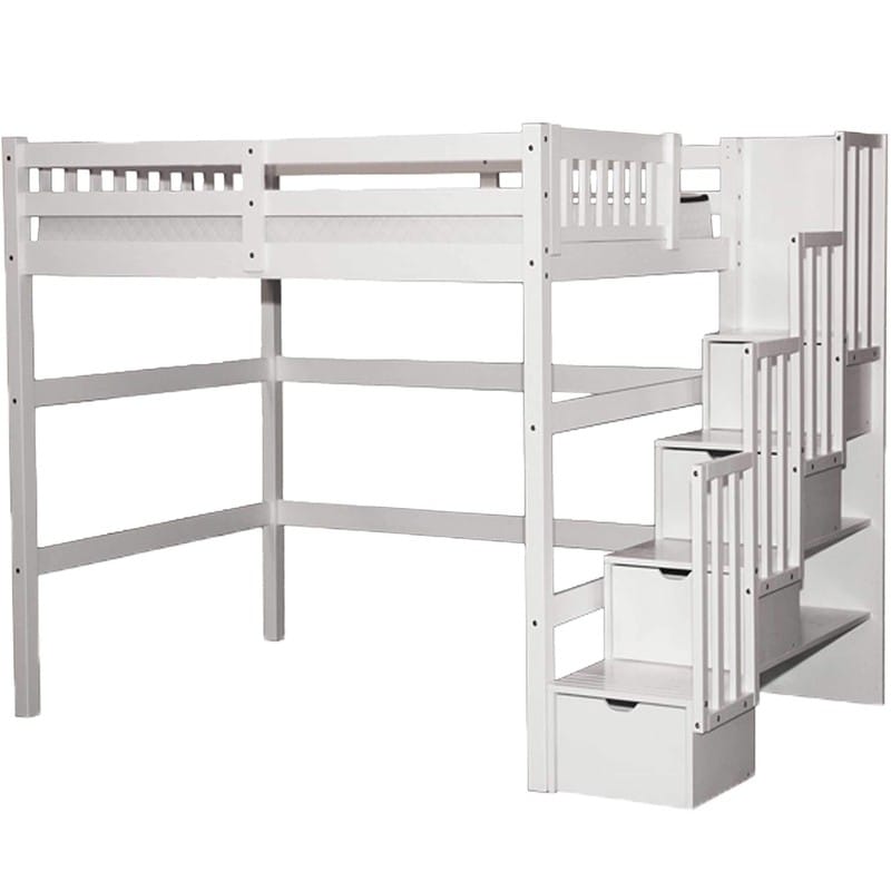 Beyond the Bunk Bed Exploring the Versatility of High Loft Beds with Stairs 4