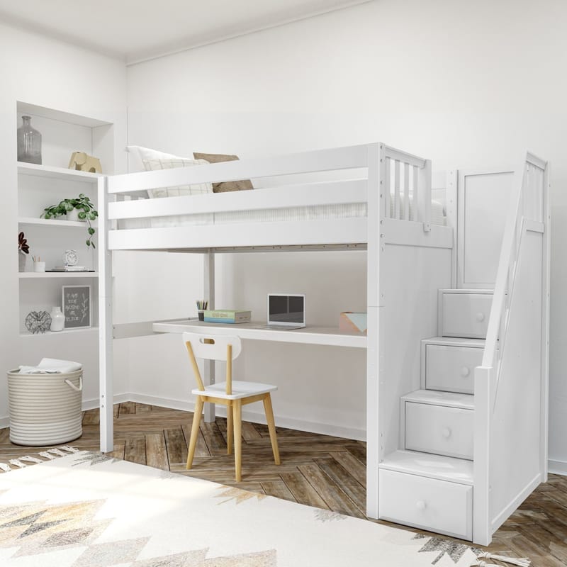 Beyond the Bunk Bed Exploring the Versatility of High Loft Beds with Stairs 1