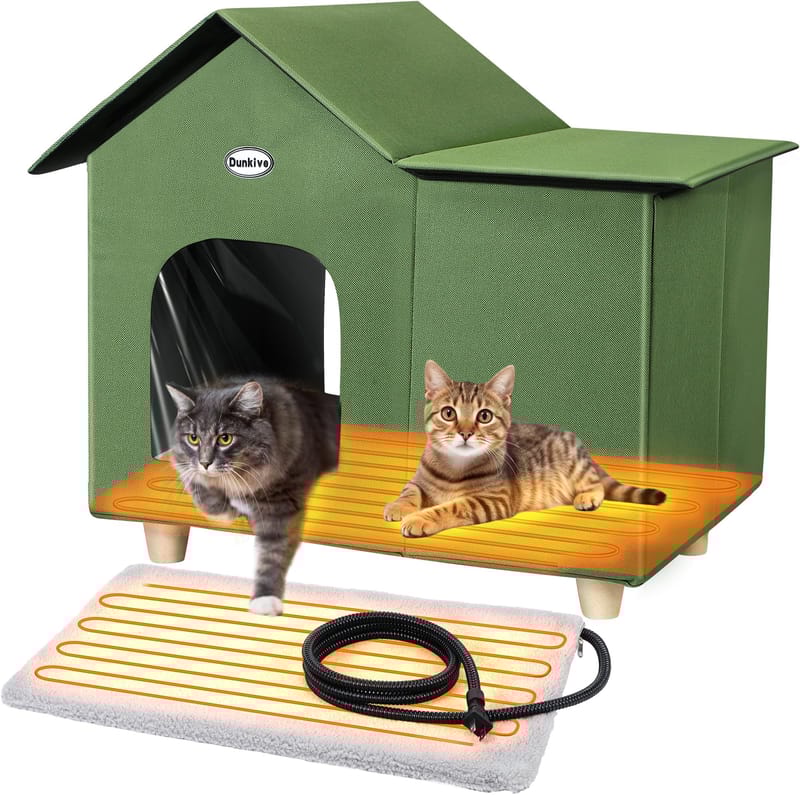 Beyond the Sunbeam How Heated Cat Beds Enhance Outdoor Cat Comfort 5