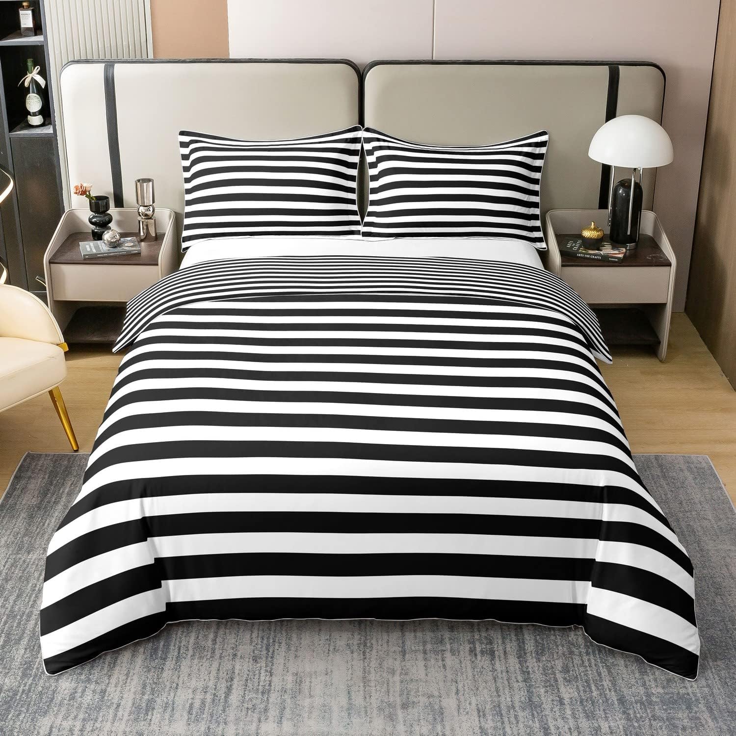 Black and White Bed Sheets The Art of Timeless Comfort 5