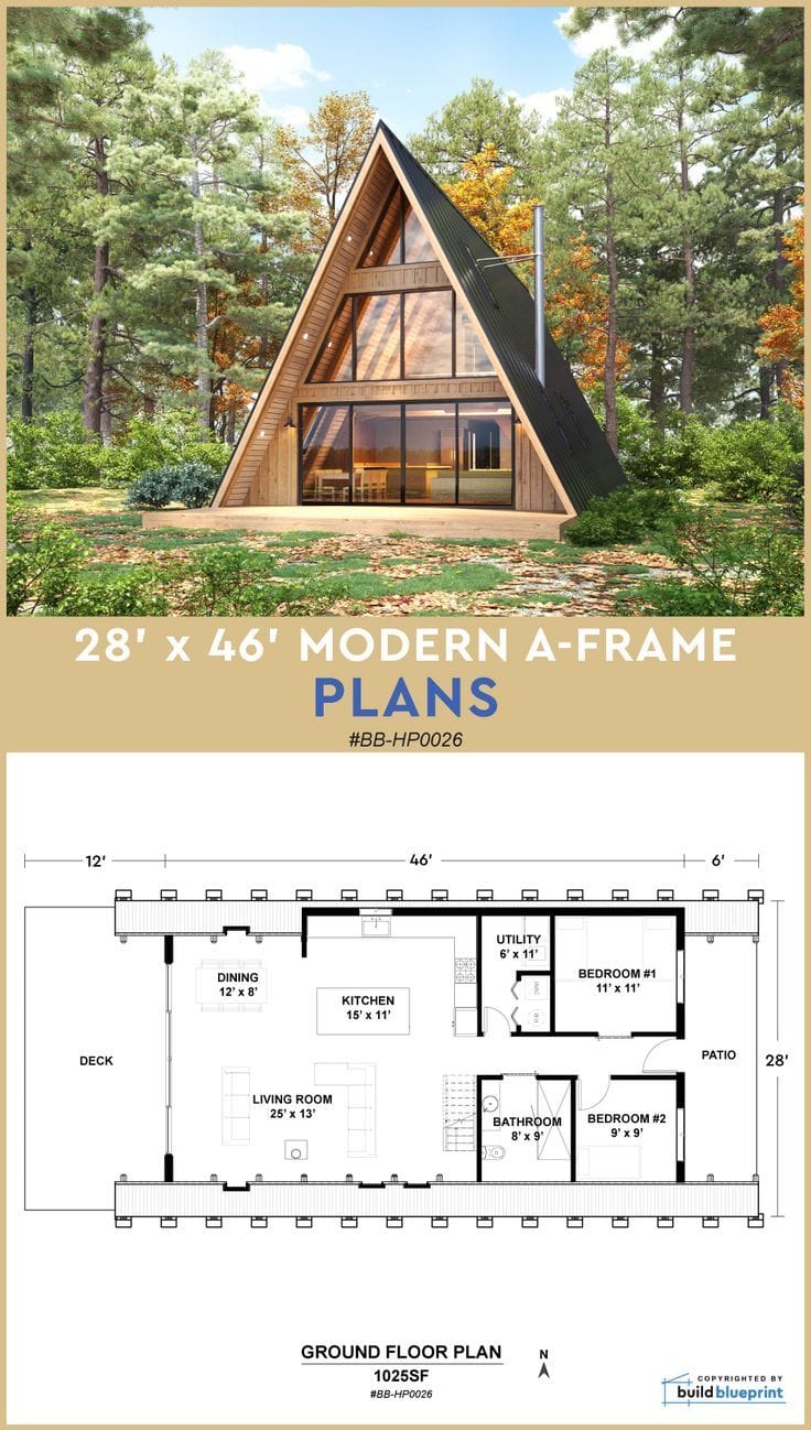 blueprint a frame house plans free pdf 1