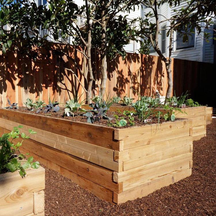 Building a Beautiful and Functional Cedar Plank Raised Bed Garden 1