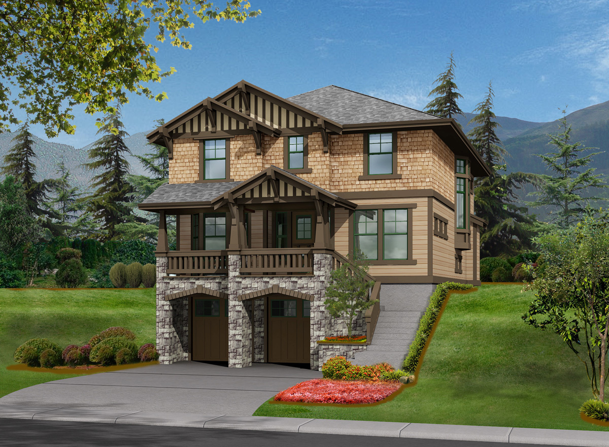 Building on a Hillside Expert Tips for Front Sloping Lot Designs 1