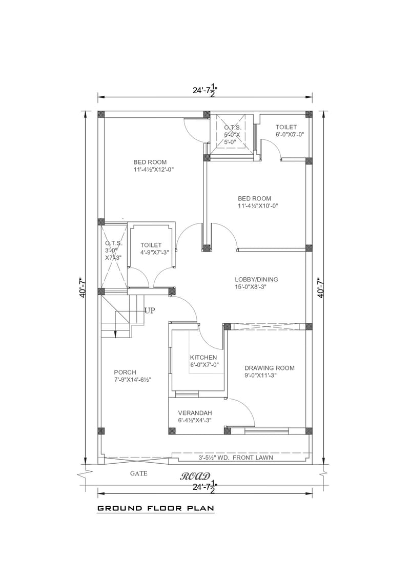 building plan 1000 square feet 4