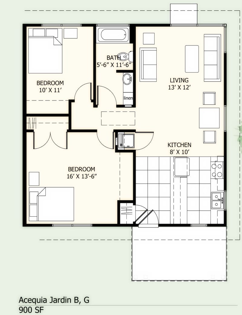 building plan for 900 square feet 2