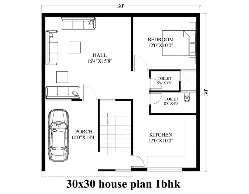 building plan for 900 square feet 5