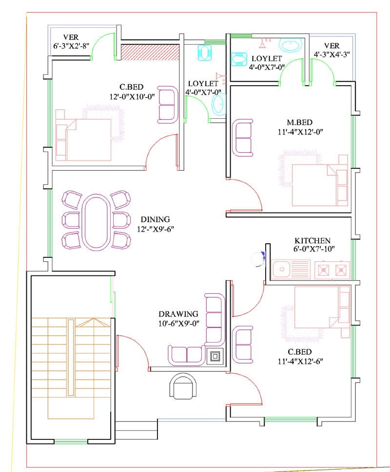 building plans 1000 sq ft house 2
