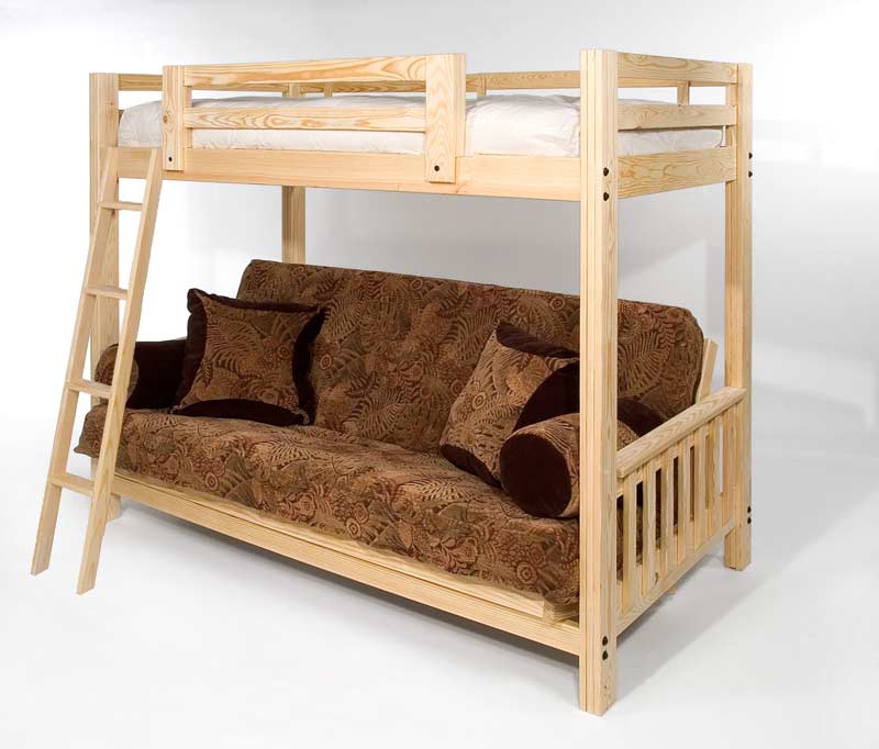 bunk bed twin over futon 2
