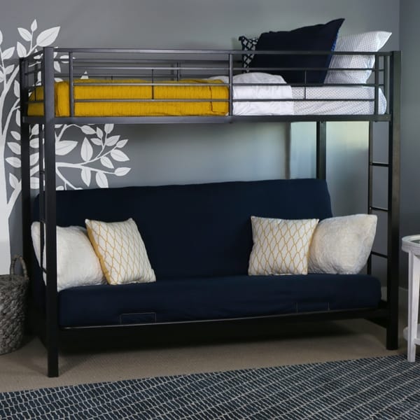 bunk bed twin over futon 3