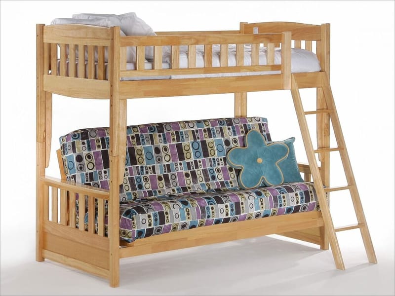 bunk bed twin over futon 5