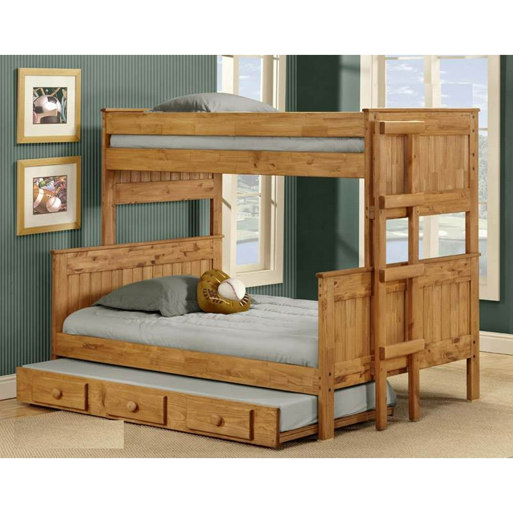 bunk bed with trundle twin 2