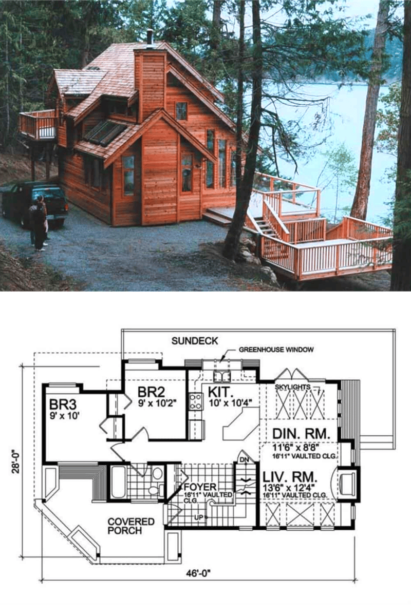 cabin floor plans 3 bedroom 2