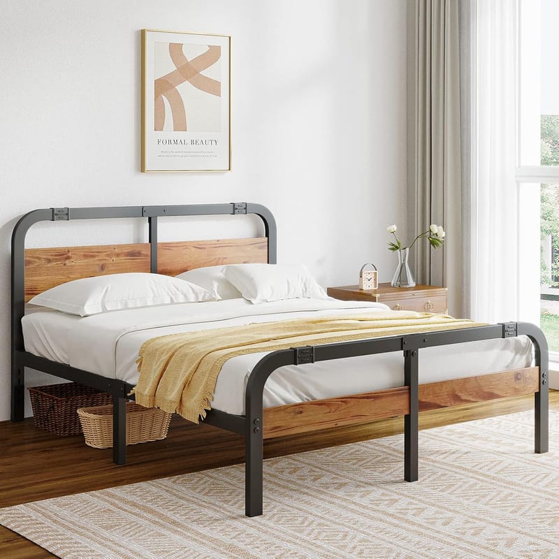 california king metal bed frame 2
