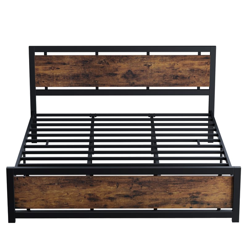 california king metal bed frame 3