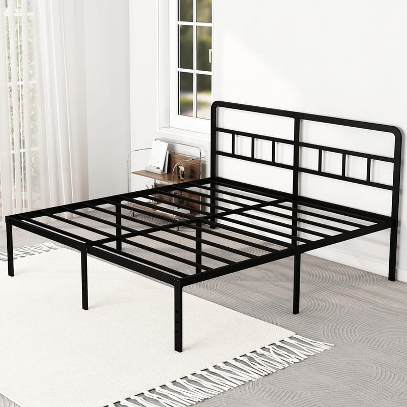 california king metal bed frame 4