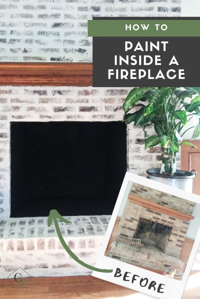can you paint the inside of a fireplace 1
