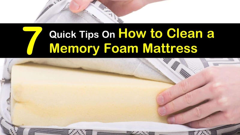 can you steam clean a memory foam mattress 1