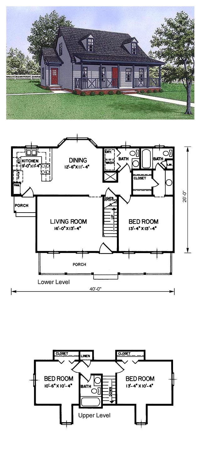 cape cod house floor plans 3