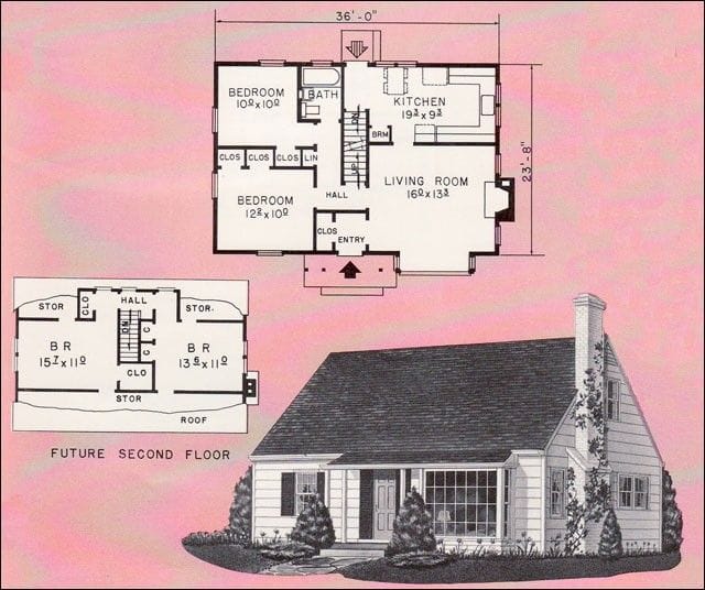 cape cod house floor plans 3