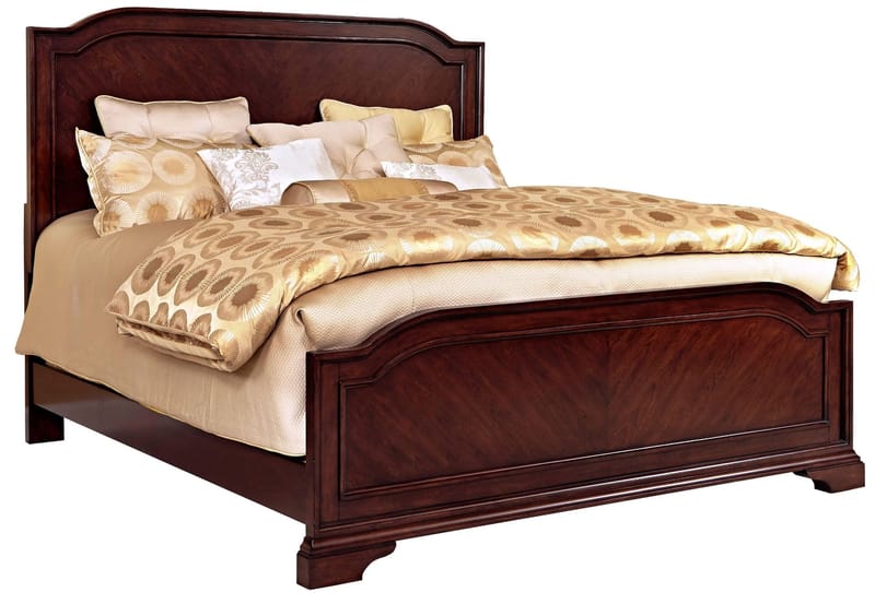 cherry wood king size bed 1