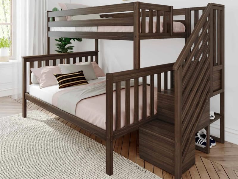 Choosing the Best Stairs for Your Twin Over Full Bunk Bed Setup 2