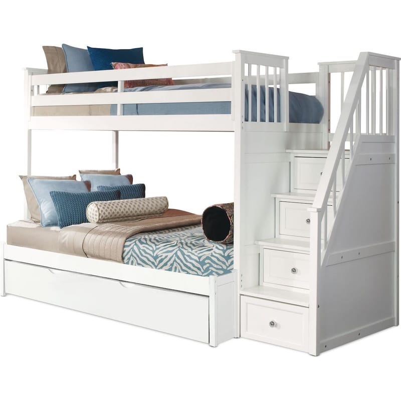 Choosing the Best Stairs for Your Twin Over Full Bunk Bed Setup 4
