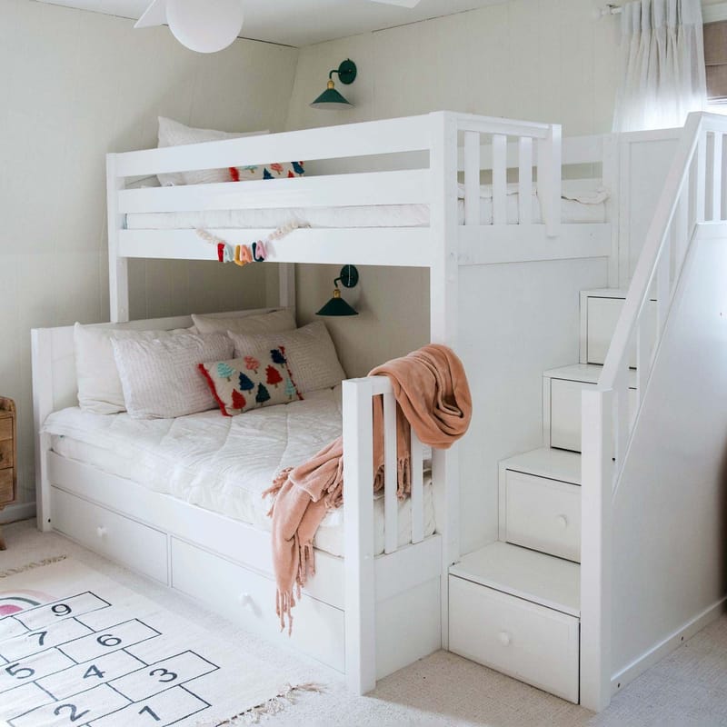 Choosing the Best Stairs for Your Twin Over Full Bunk Bed Setup 5
