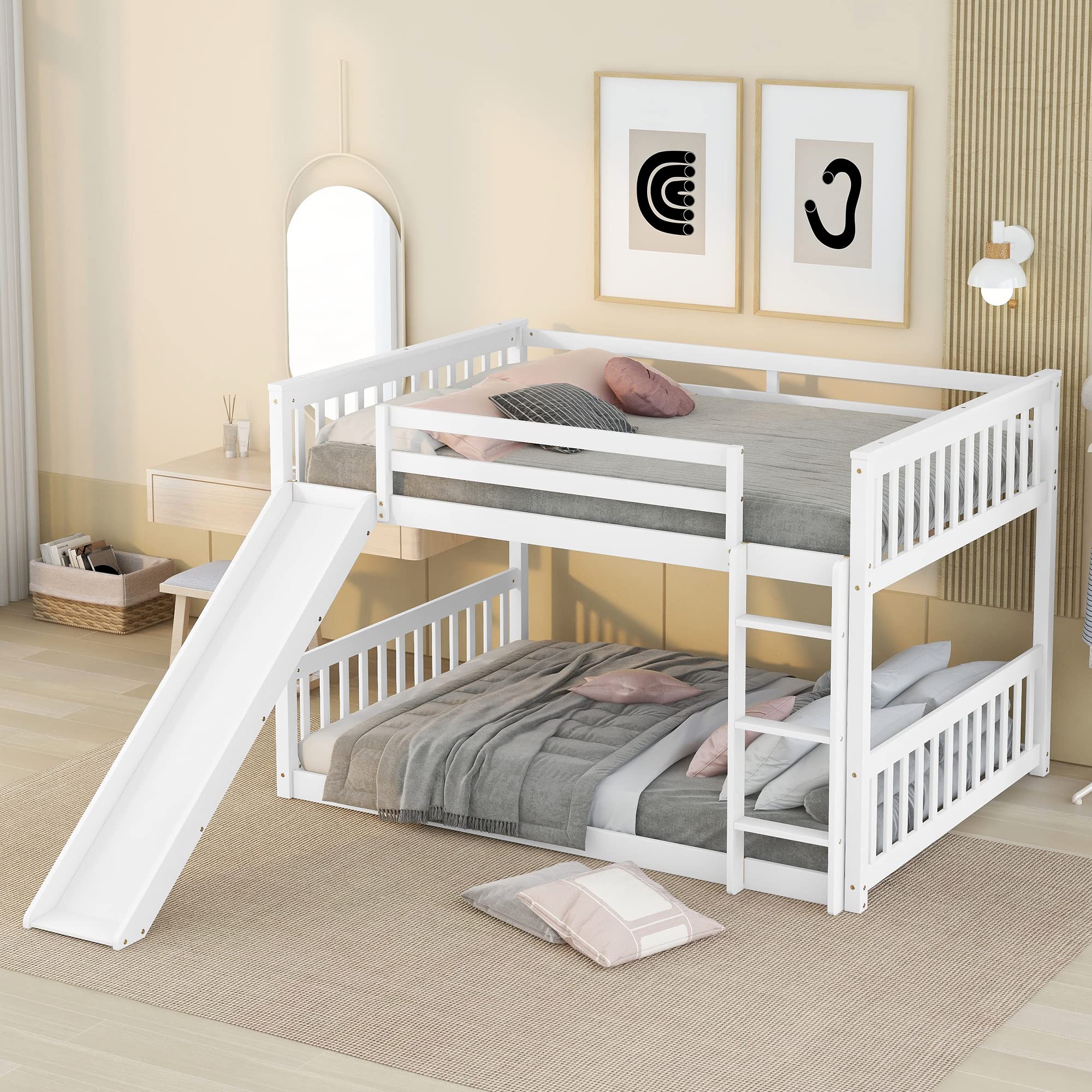 Choosing the Right Full Over Full Bunk Bed with Slide for Your Family 2