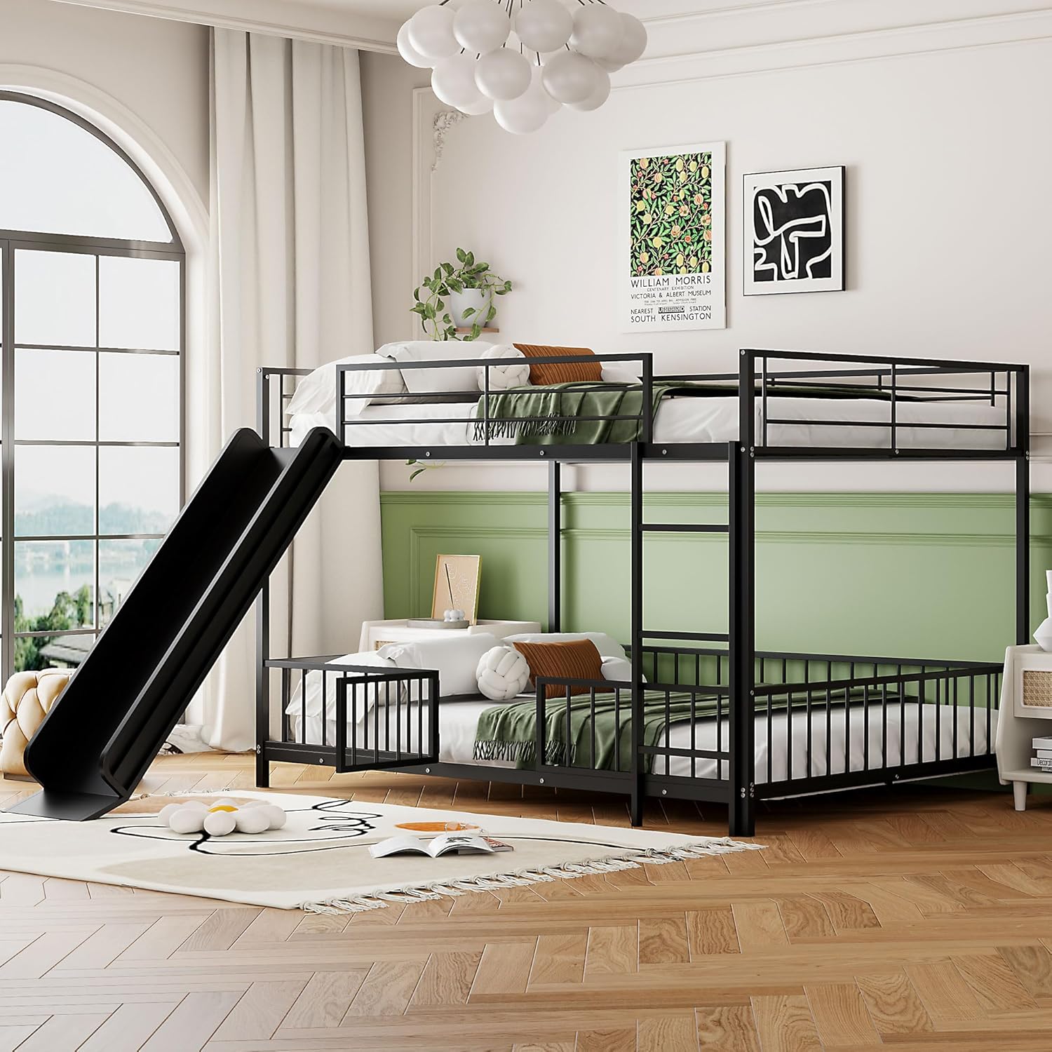 Choosing the Right Full Over Full Bunk Bed with Slide for Your Family 3