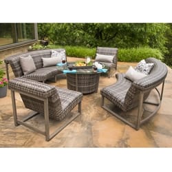 comfortable outdoor furniture without cushions 5