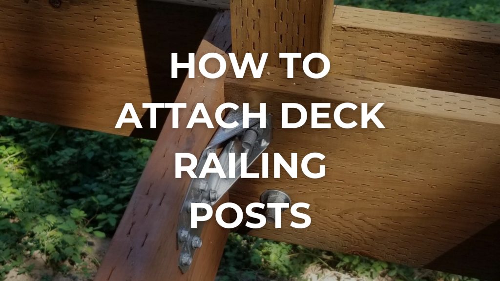 connecting railing post to deck 2