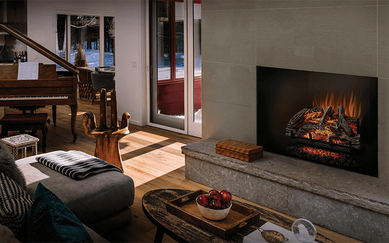 convert wood fireplace to electric 3