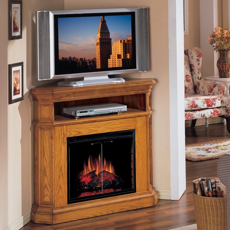 corner fireplace and tv stand 5