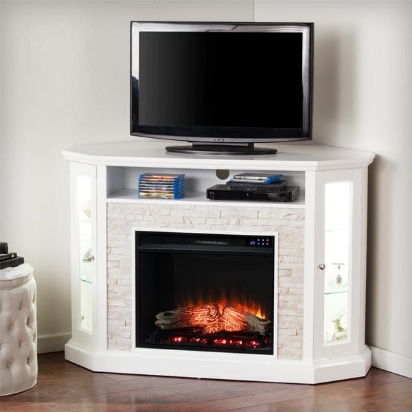 corner tv stands with fireplace 4