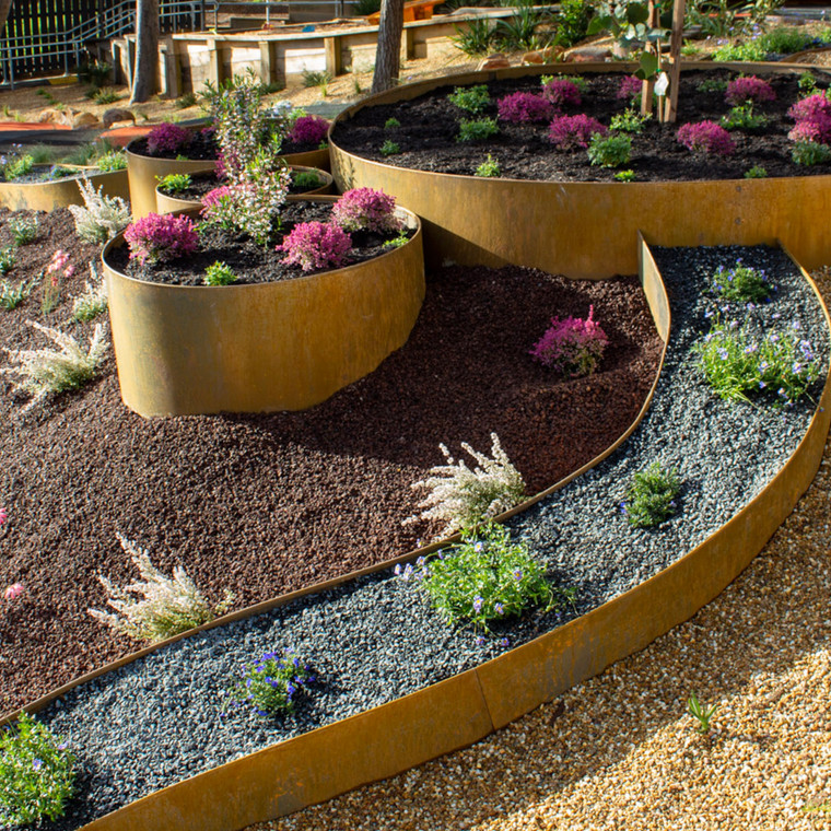 corten steel edging for landscaping 3