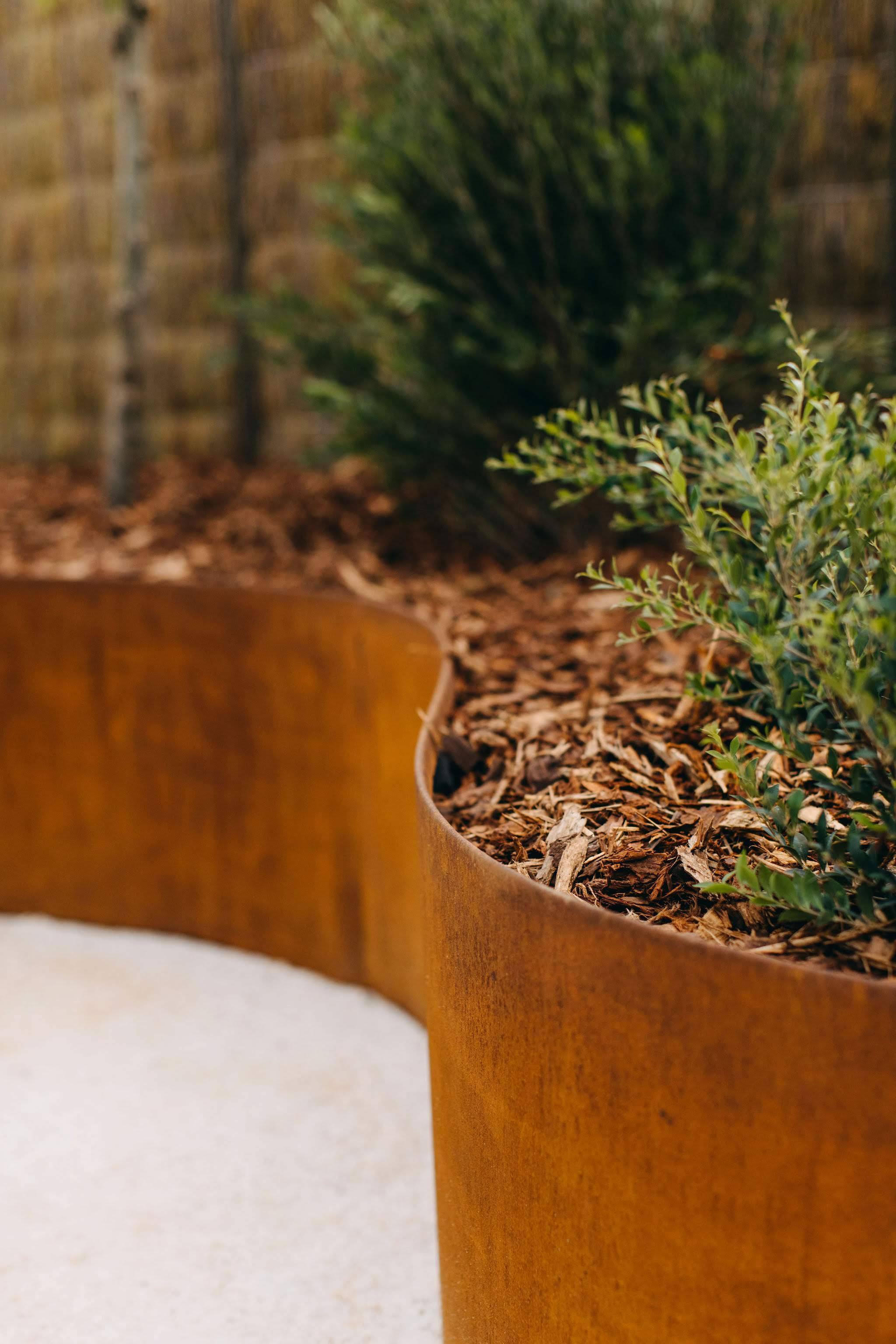 corten steel edging for landscaping 4