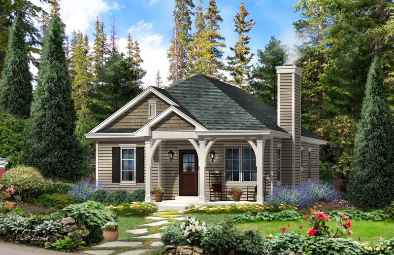 cottage floor plans 2 bedroom 5
