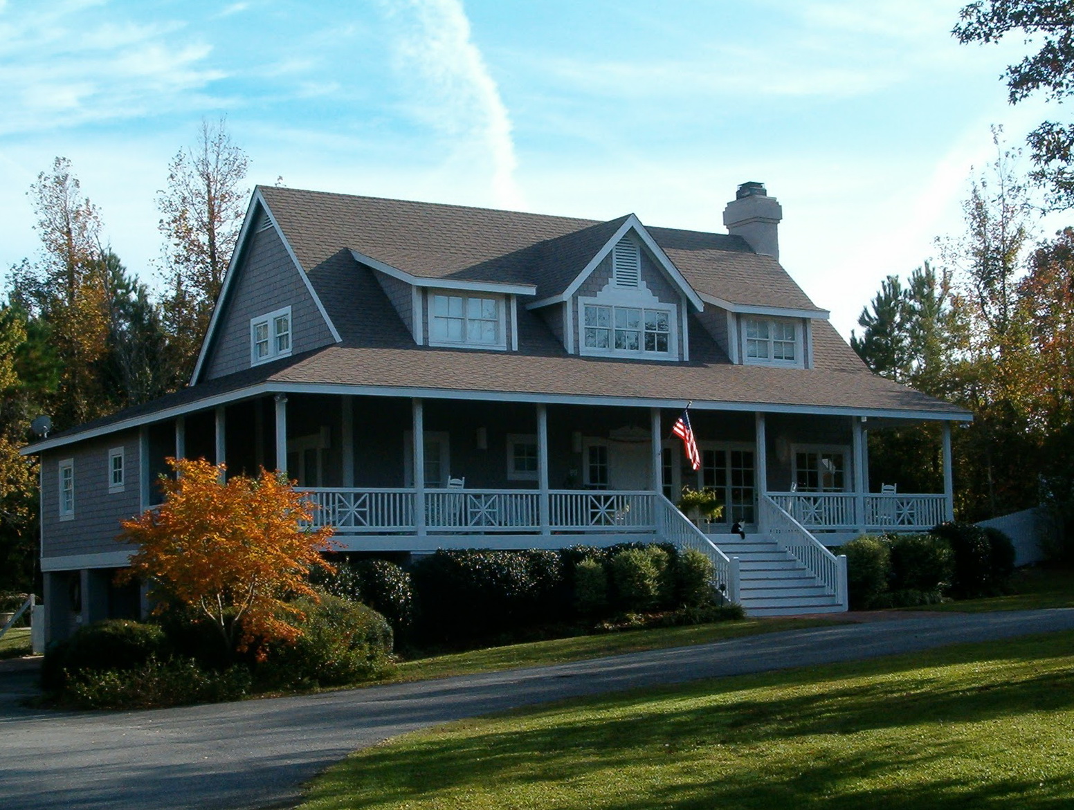 country home designs with wrap around porch 4