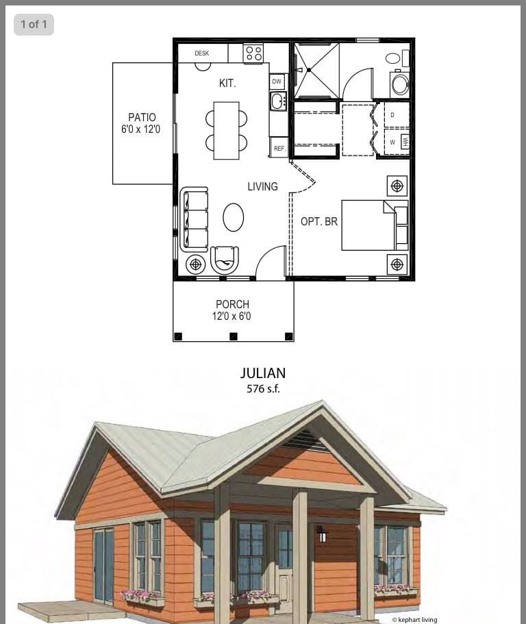 Crafting Comfort The Art of Two Bedroom Tiny House Floor Plans 3