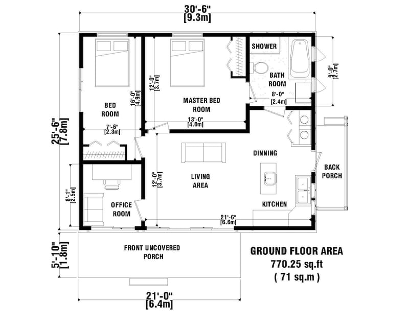Crafting Cozy Homes The Enduring Appeal of Two Bedroom One Bath Layouts 4