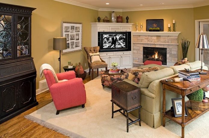 Crafting Your Cozy Corner The Art of Arranging TV and Fireplace 4
