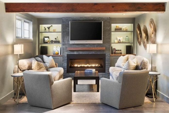 Crafting Your Cozy Corner The Art of Arranging TV and Fireplace 1