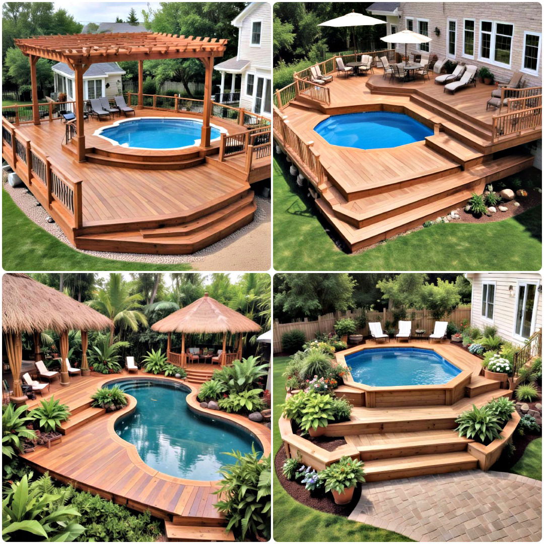 Crafting Your Dream Backyard Oasis Around an Above Ground Pool 1